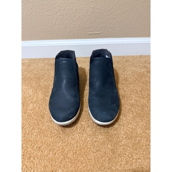OluKai Shoes - Olukai Hawai'iloa Manu Hope Black Leather Ankle Boots Women's 7.5 20397-LR18